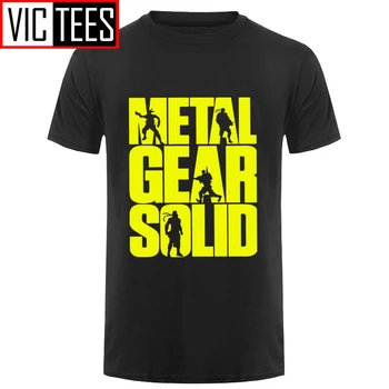 Vyrai, Žmogus, sportinius Marškinėlius, Metal Gear Solid MGS Juokinga Trumpas Rankovėmis Tees Apvalios Apykaklės Drabužius Grynos Medvilnės Gatvės T-Shirts