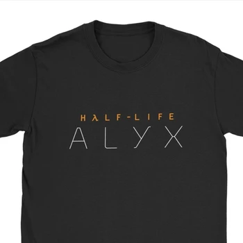 Vyriški Half Life Alyx Logotipą, T Marškiniai Vaizdo Žaidimas Medvilnės Naujovė Camisas Tshirts Grafinis Topai Marškinėliai Harajuku