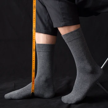Vyriškos kojinės naują stilių, pailgėjo vyriškų medvilninių kojinių verslo atsitiktinis minkštas kvėpuojantis juodos kojinės Dydis (39-45)