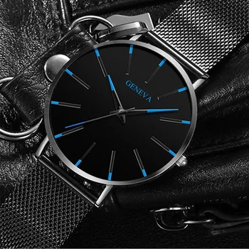 Vyrų Mados Ultra Plonas Laikrodžiai Verslo Nerūdijančio Plieno Tinklelio, Kvarco 2020 Minimalistinio Ultra Plonas Laikrodžiai Verslo Laikrodžiai