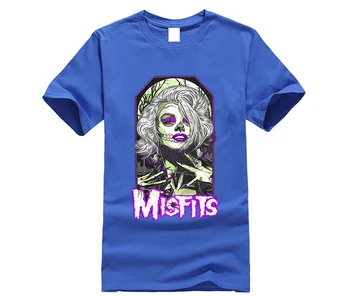 Vyrų marškinėliai Misfits Marškinėliai Originalus Netinkantis Skeletas Kaukolės Shirt s Juoda juokinga t-shirt suvenyrinius marškinėlius vyrams