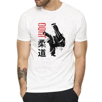 Vyrų Marškinėliai Muay Thai, Dziudo, Kikbokso Karatė Korėjos Taekwondo Kung Fu Samurajus Kietas Harajuku T-Shirt