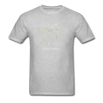 Vyrų Marškinėliai Zodiako Žvaigždyne Šaulys T-shirt Juoda Viršūnes Geek Tshirts Vasaros Medvilnės Viršūnes Rudenį Dovana Drabužių Nr. Išnyks