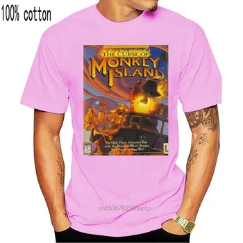 Vyrų marškinėlius trumpomis rankovėmis Monkey Island 3 T Shirt O kaklo Moterys t-shirt