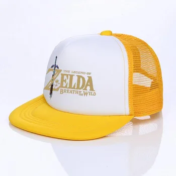 Vyrų, Moterų Karšto Žaidimas Zelda Trucker Skrybėlę Legend of Zelda Padanges Triforce Snapback Cap Kvėpavimas Pasaulio Beisbolo Kepuraitės YF034