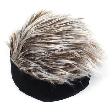 Vyrų, Moterų, Kepuraitė Perukas Skrybėlę Įdomus Trumpų Plaukų Kepurės Kvėpuojantis Minkštas Šalies Lauko THJ99