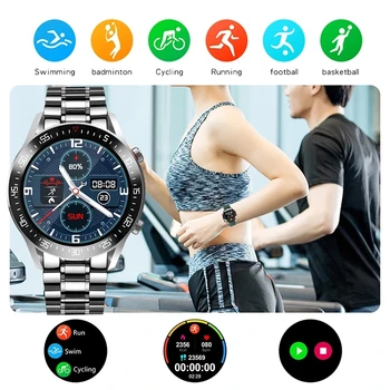 Vyrų Skambučių Priminimas SmartWatch IP67 atsparus Vandeniui Širdies ritmo Monitorius Sport Fitness Tracker Pedometer Moterų Smart Žiūrėti Palaiko Telefono