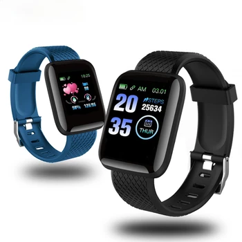 Vyrų Širdies ritmas Smartwatch 116Plus Moterų Smart touch laikrodžiai, Sportiniai Laikrodžiai Smart Juosta atspari Vandeniui Smartwatch 