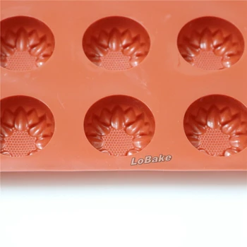 Vėliau kaip 15 ertmių chrizantema gėlių formą, silikono moldes šokolado silikon formų minkštas želė tortas apdailos kepimo įrankis