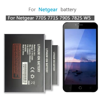 W-5 Mobiliojo Telefono Bateriją Netgear Siera 770S 771S 790S 782S W5 2500mAh Bateriją