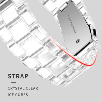 Watchband Apple Žiūrėti Dirželis Serise SE 6 5 4 3 2 1 iwatch Smartwatch Juosta Naujas Dervos Apyrankė Applewatch Accessories Correa