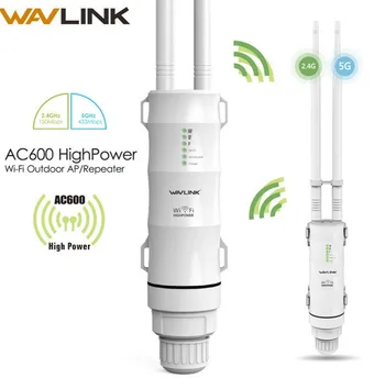 Wavlink 5 ghz lauko wifi range extender 600mbps Didelės galios 12dbi Antenos stiprintuvo vandeniui wifi router/kartotuvas Prieigos Taškas