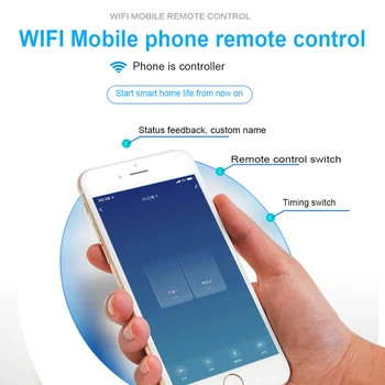 WiFi Smart Touch Jungiklis 1gang 2gang 3gang 433Mhz dirbti su 