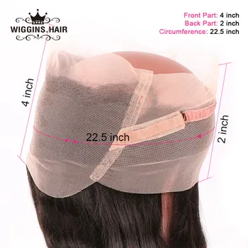 Wiggins 360 Nėrinių Priekinės Prieš Nupeštos Su Kūdikio Plaukų Brazilijos Tiesiai 360 Nėriniai Priekinio Uždarymo Remy Human Hair Priekinės