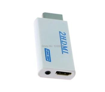 Wii į HDMI Adapteris Keitiklis Paramos FullHD 720P 1080P 3.5 mm Audio Wii2 HDMI Adapteris HDTV