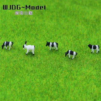 Wiking 1:150 7mmmodel dažytos gyvūnų miniatiūrinis modelis, karvės, arkliai ūkio traukinio pastato kraštovaizdžio išdėstymas scenery50