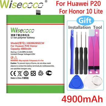 Wisecoco 4900mAh HB396285ECW Baterija Huawei P20 Už Garbę 10 COL-AL00 PULKININKAS-AL10 PULKININKAS-TL00 PULKININKAS-TL10 PULKININKAS-29 Telefonas+Sekimo Kodas