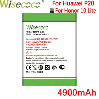 Wisecoco 4900mAh HB396285ECW Baterija Huawei P20 Už Garbę 10 COL-AL00 PULKININKAS-AL10 PULKININKAS-TL00 PULKININKAS-TL10 PULKININKAS-29 Telefonas+Sekimo Kodas