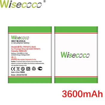 Wisecoco PSP3471 DUO Baterija Prestigio Wize Q3 DUO PSP3471 Telefono Baterijos Pakeitimas + Sekimo Numerį