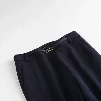 Wixra Ilgai Haremo Kelnės, Moteriški Pagrindinio Nuosėdos Stilingas Visos Rungtynės Aukšto Juosmens Korėjos Kelnes Kietas Kelnės Pavasarį Rudenį