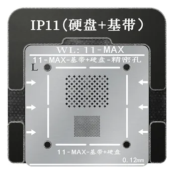 WL NAND Baseband IC BGA Reballing Trafaretas Padėties nustatymo Pelėsių iPhone 6 7 8 X X X X X XS XR XSMAX 11