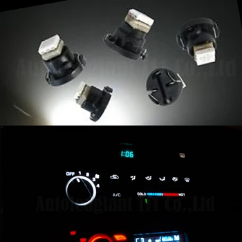 WLJH 10x T5 Balta T4.7 Neo Pleišto 5050 SMD LED Lemputės Brūkšnys (A/C) Klimato Kontrolės Priemonė, Lengvojo Dodge Ram