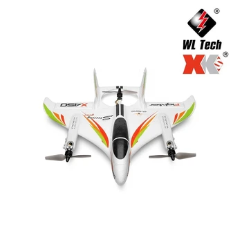 WLtoys XK X450 2.4 G 6CH 3D 6G RC Lėktuvo Brushless Vertikalaus Kilimo Su LED Šviesos RC Sklandytuvas Fiksuoto Sparno RC Lėktuvų RTF RC Žaislai