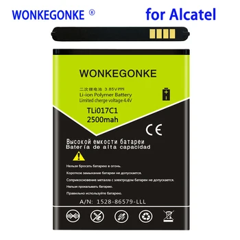 WONKEGONKE 2500mah TLI017C1 baterija Alcatel One Touch PIXI 3 4.5