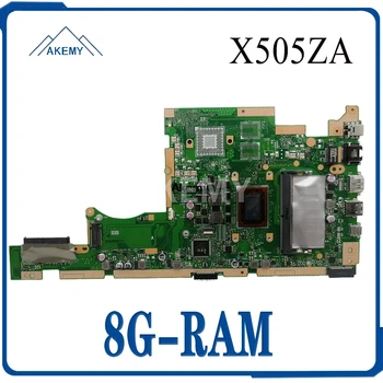X505ZA Plokštė 8G-RAM Asus X505ZA A505ZA Nešiojamas plokštė X505ZA Mainboard