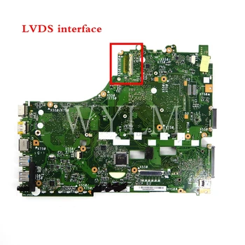 X550ZE plokštė A10-7400CPU LVDS sąsaja PM mainboard ASUS X550ZA X550Z VM590Z K550Z X555Z Nešiojamas plokštė Išbandyti