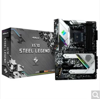X570 Plieno Legenda AMD X570 AM4 Lizdas DDR4 ATXmotherboard naujas originalus