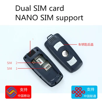 X6 Mini Keychain Telefonas Dual Sim Magic Voice 