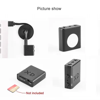 XD HD 1080P Mini Kamera IR-CUT HD vaizdo Kamera, Infraraudonųjų spindulių Naktinio Matymo Mikro Kamera Judesio Aptikimo DV