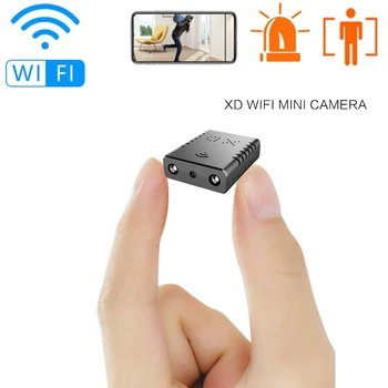 XD HD 1080P Wifi Mini Kamera IR SUPJAUSTYTI DV vaizdo Kamera, Infraraudonųjų spindulių Naktinio Matymo Kamera Home Security Diktofonas P2P Judesio Aptikimo Cam