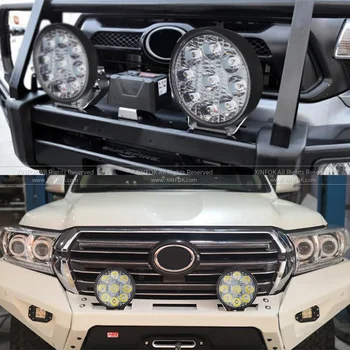 Xinfok LED Automobilių Darbą Šviesos Vietoje Potvynių Šviesos Combo Apšvietimo 3030 SMD DC 12-24 V, 27-48 Vatų Universalus Sunkvežimių 4x4 4WD