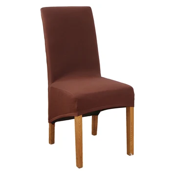 XL vientisos spalvos kėdė padengti spandex elastingas elastingas knygos viršelio kėdė padengti restoranas, virtuvė, virtuvės vestuvių puotą viešbutyje