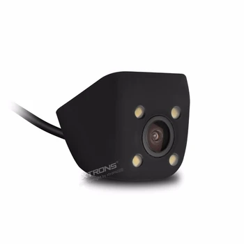 XTRONS CAM009 Automobilio Galinio vaizdo Atbulinės eigos Kamera atspari Vandeniui Reguliuojamu Kampu 4-Akių Stiprus LED Žibintas