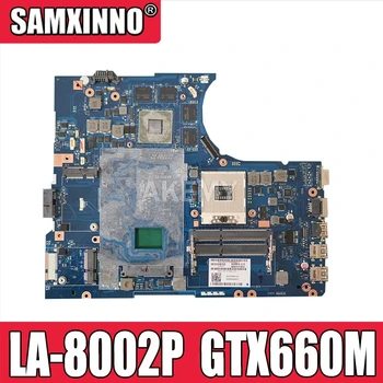 Y580 QIWY4 LA-8002P plokštė Lenovo Y580 Nešiojamas Plokštė 90001314 GTX660M 2G HM76 DDR3 paramos i7 Bandymo darbas