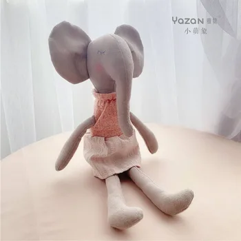 Yazan naujas produktas lėlės 35cm mažas, mielas dramblys aukštos kokybės saugius gaivus ir elegantiškas mielas žaislas naujagimis berniukas, mergaitė žaislą dovanų partneris