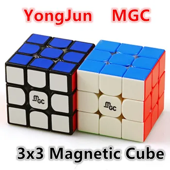 YongJun 2x2x2 3x3x3 M Magnetinių Yupo kubo YJ yulong 2x2 3x3 Greitis Magija MGC Cubo magico kubo galvosūkis