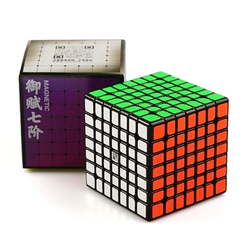 Yongjun 7x7x7 magnetinio greitis kubo Galvosūkį kubo magija yufu 7x7 įmontuotas magnetas kubo Magico yj V2M 7x7 Vaikų Švietimo žaislai