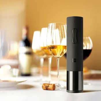Youpin Huohou Automatinė Vyno Butelio Atidarytuvas Elektros Kamščiatraukis Su Folijos Pjoviklis USB Įkraunama Ličio Baterija, Mažai Triukšmo