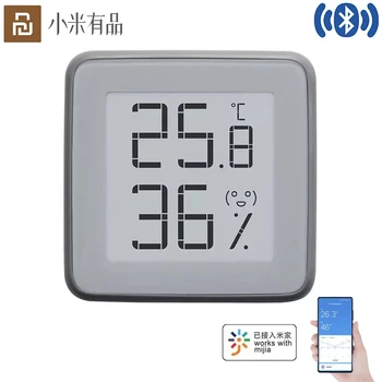 Youpin Miaomiaoce Bluetooth Termometras su Drėgmėmačiu E-Rašalo Ekraną BT2.0 Smart Temperatūros Ir Drėgmės Jutiklis Veikia Mijia App