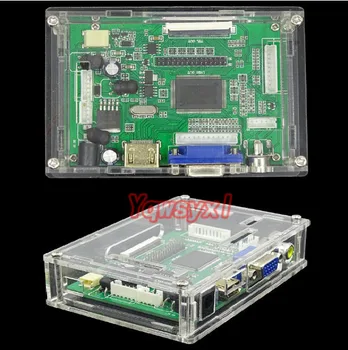 Yqwsyxl už PCB800099 vairuotojo lenta VGA skaidrų langelį HDMI akrilo plastiko lukštais LVDS valdiklio tvarkyklę valdybos apsauginį kiautą