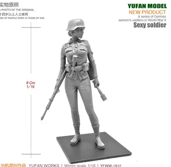 Yufan Modelis 1/18 Pav Modelio Rinkinio vokiečių Grožio Gynybos Pajėgų Dervos Kareivis YFWW-1812