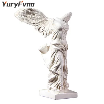YuryFvna Šiuolaikinio Namų Dekoro Akcentai Europos Stilius, Pergalės Statula, Skulptūra Dervos Pergalės Deivės Rankdarbių Namų Puošybai