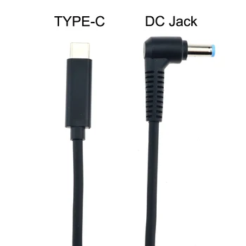 YuXi USB Tipo C DC 5.5*2.1 5.5*2.5 4.5*3.0 7.4*5.0 4.0*1.7 mm Aikštėje Male Kištuko Lizdas PD Galios Įkroviklis Adapteris Jungties Kabelis