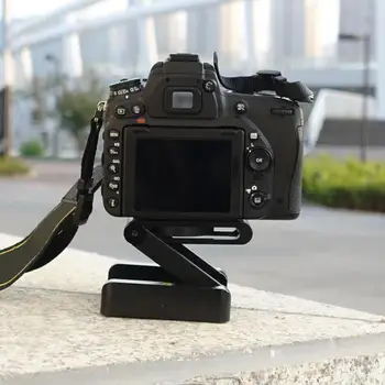 Z-Flex Pakreipti Galvą DSLR Lankstymo Laikiklis iš Aliuminio Lydinio Fotoaparato Stovo Laikiklį Greito Atleidimo Trikojo Plokštės ir Lygio Canon Nikon Sony