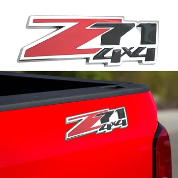 Z71 4X4 Emblema Automobilių Kamieno Kūno Lentele Lipdukas 3D Chevrolet Colorado Silverado Priemiesčio Tahoe GMC Sierra Priedai