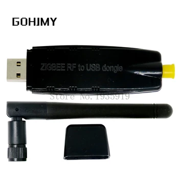 ZigBee RF USB (CC2530 CC2531 CC2591) RF USB jungiklis skaidrus nuoseklųjį prievadą ZigBee duomenų perdavimo įranga su derintuvas